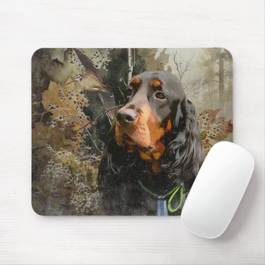 Tapis De Souris Gordon Setter (Avec souris)