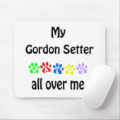 Tapis De Souris Gordon Setter Walks Design (Avec souris)