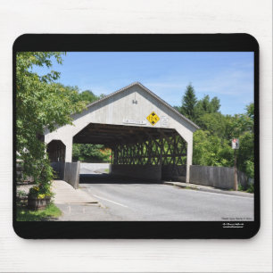Tapis De Souris Gorge de Quechee de pont couvert, Vermont -