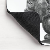 Tapis De Souris Gorilla Family Mouse Pad  ゴリラ家族のマウスパッド GorillaLife (Coin)