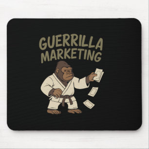Tapis De Souris Gorilla Karate Guerrilla Marketing Graphique amusa