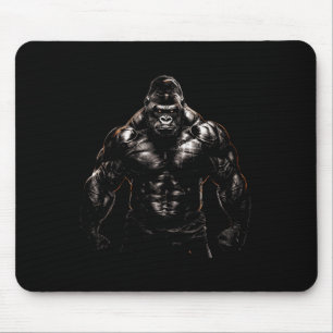 Tapis De Souris Gorilla Monkey Gym Porter Bodybuilding Workbuildin
