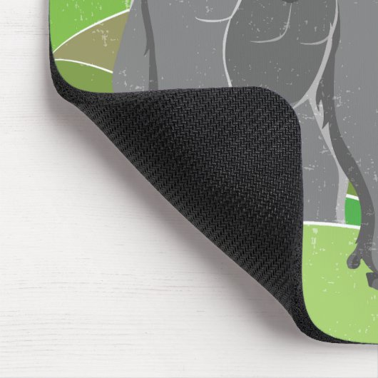 Tapis De Souris Gorilla n'est pas un singe (Coin)