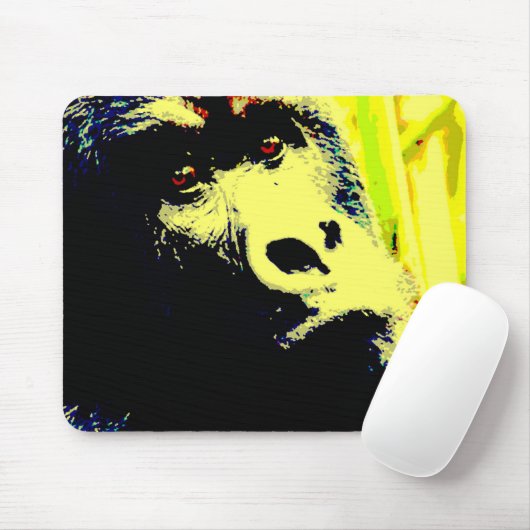 Tapis De Souris Gorilla Pop Art (Avec souris)
