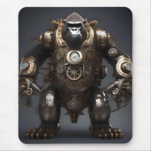 Tapis De Souris Gorilla Steampunk,