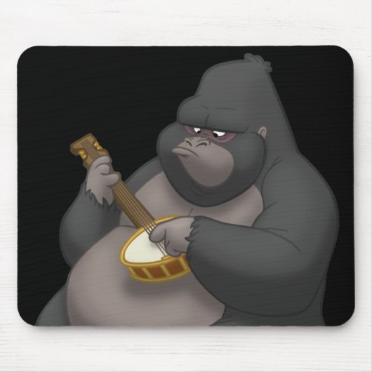 Tapis De Souris Gorille Mousepad de Banjo-Strummin' (Devant)