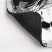 Tapis De Souris Gorille noire et blanche (Coin)