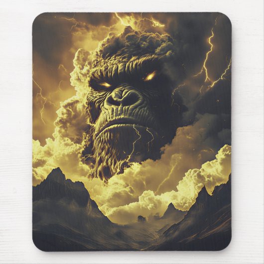 Tapis De Souris Gorille Tonnerre de la Tempête Éternelle (Devant)