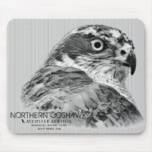Tapis De Souris Goshawk du Nord (Devant)