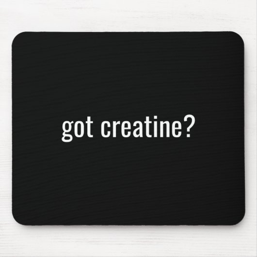Tapis De Souris Got Creatine Funny Creatine Bodybuilding  (Devant)