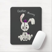 Tapis De Souris Goth Bunny (Avec souris)