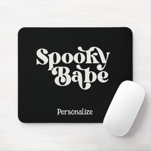 Tapis De Souris Gothic & Creepy Spooky Babe Personalized Computer (Avec souris)