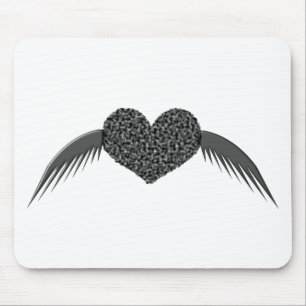 Tapis De Souris Gothique aimer Coeur de coeur Mousepad