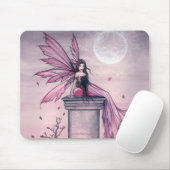Tapis de souris gothique céleste Améthyste Fée (Avec souris)