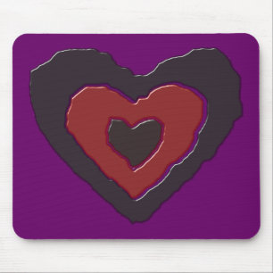 Tapis De Souris Gothique Fondre Amour Coeur Mousepad