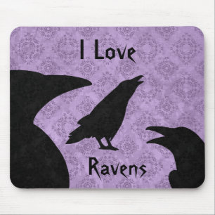Tapis De Souris Gothique I Love ravins