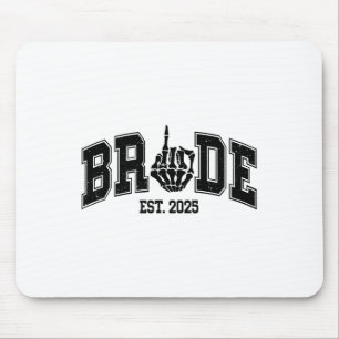 Tapis De Souris Gothique Mariée Groom 2025 Couples d'Halloween Éff