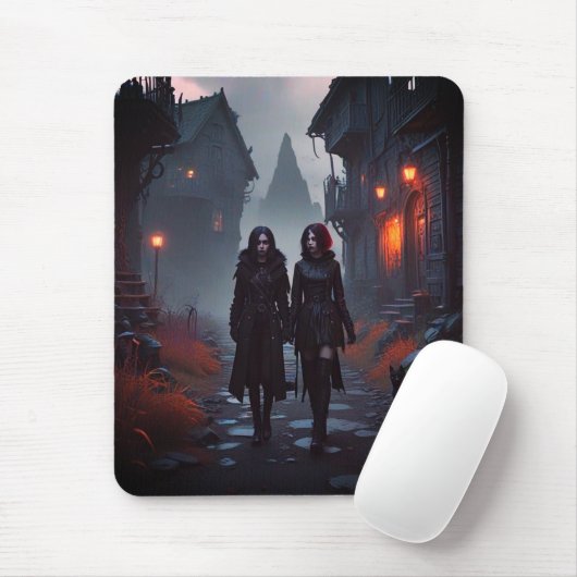 Tapis De Souris Gothique- Mousepad (Avec souris)