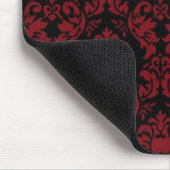 Tapis de souris gothique rouge et noir (Coin)