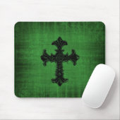 Tapis de souris gothique vert (Avec souris)