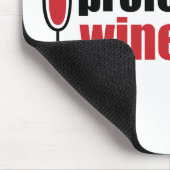 Tapis De Souris Goûteur professionnel de vin (Coin)