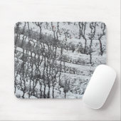 Tapis De Souris goutte de peinture noire sur béton (Avec souris)