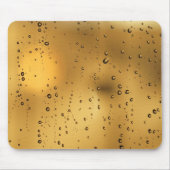 Tapis De Souris Goutte de pluie texturée dorée accrocheuse (Devant)