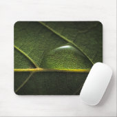 Tapis De Souris Gouttelettes de feuille (Avec souris)
