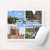Tapis De Souris GR Grèce - Crète - Knossos - Elafonisi - (Avec souris)