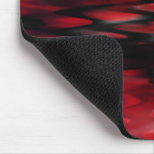 Tapis De Souris Gradient rouge à noir fonds formant zigzag abstrai (Coin)