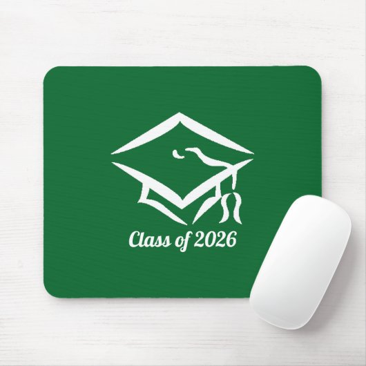 Tapis De Souris Graduation Class of 20?? KLYGRNWHT Customize Year (Avec souris)