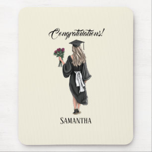 Tapis De Souris Graduation de l'aquarelle personnalisée (3)