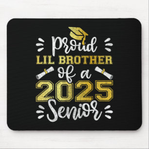 Tapis De Souris Graduation Fière Lil Frère D'Un Shir Senior 2025