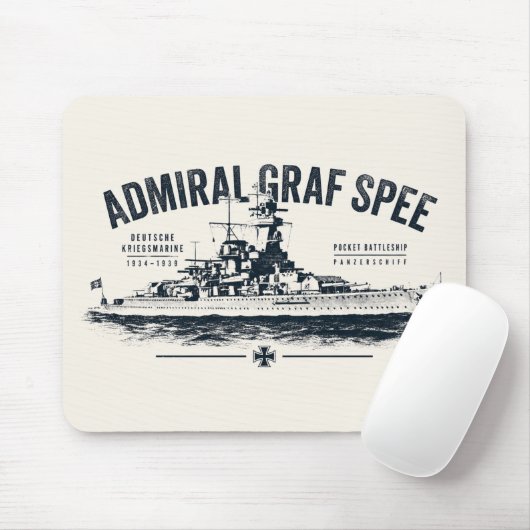 Tapis de souris Graf Spee (Avec souris)