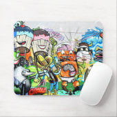Tapis De Souris Graffiti amusant (Avec souris)