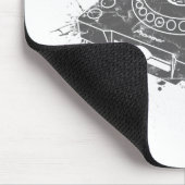 Tapis De Souris Graffiti CDJ-1000 pionnier (Coin)