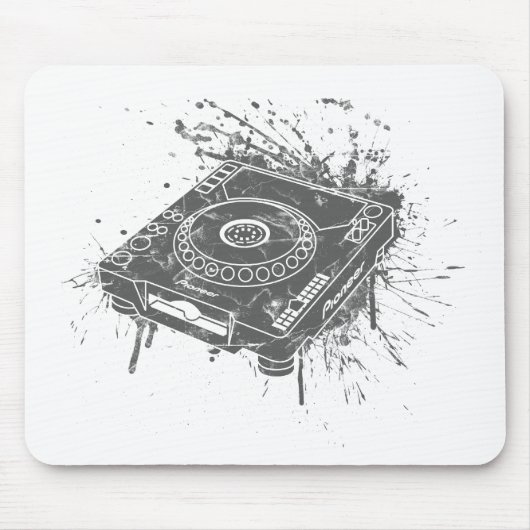 Tapis De Souris Graffiti CDJ-1000 pionnier (Devant)