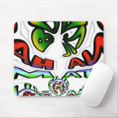 Tapis De Souris Graffiti coloré Hakuna Matata (Avec souris)