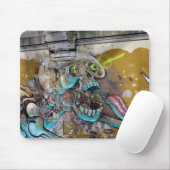 Tapis De Souris Graffiti crâne (Avec souris)