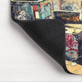 Tapis De Souris Graffiti de dessus de toit dans Chinatown (Coin)