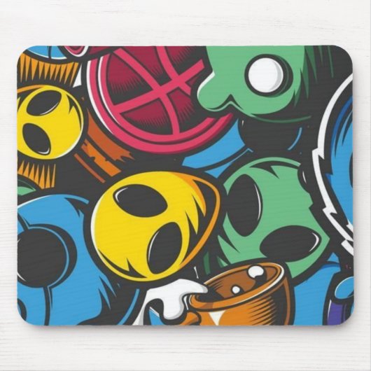 Tapis De Souris Graffiti Joker (Devant)