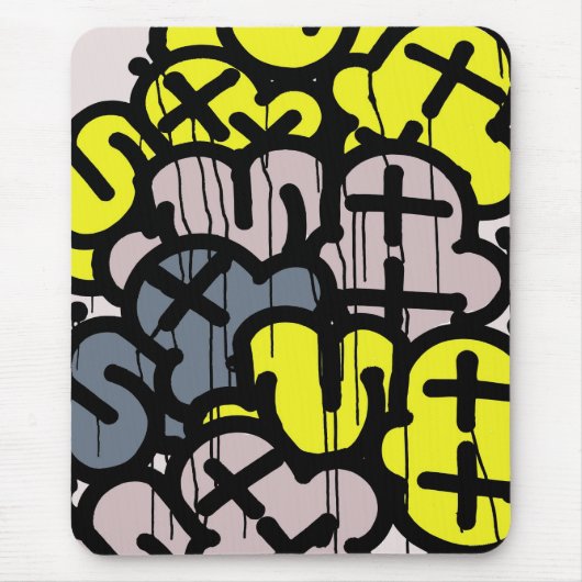 Tapis De Souris Graffiti Mousepad (Devant)