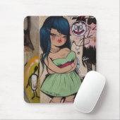 Tapis De Souris "Graffiti" Mousepad (Avec souris)