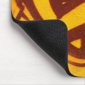 Tapis De Souris Graffiti orange (Coin)