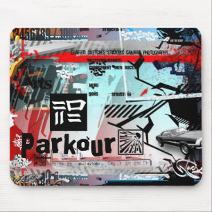 Tapis De Souris graffiti Parkour