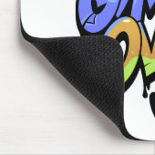 Tapis de souris graffiti « Sans café, c'est game o (Coin)