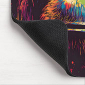 Tapis De Souris Graffiti sauvage Gorille de la jungle urbaine (Coin)