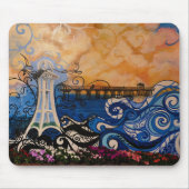 Tapis De Souris Graffiti Serene Oceanside (Devant)