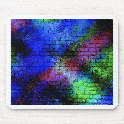 Tapis De Souris Graffiti sur mur (Devant)