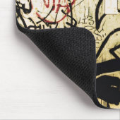 Tapis De Souris Graffiti sur un mur (Coin)